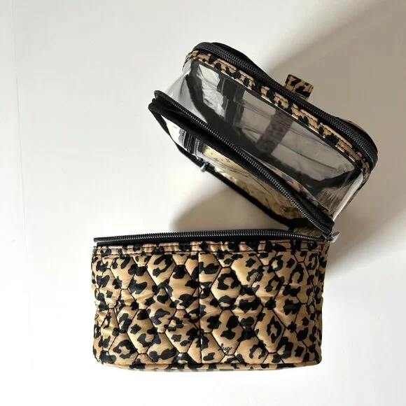 Lug Whoosh Clearview Cosmetic Case Spotted Leopard - Picture 6 of 12